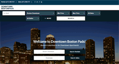 Desktop Screenshot of downtownbostonpads.com